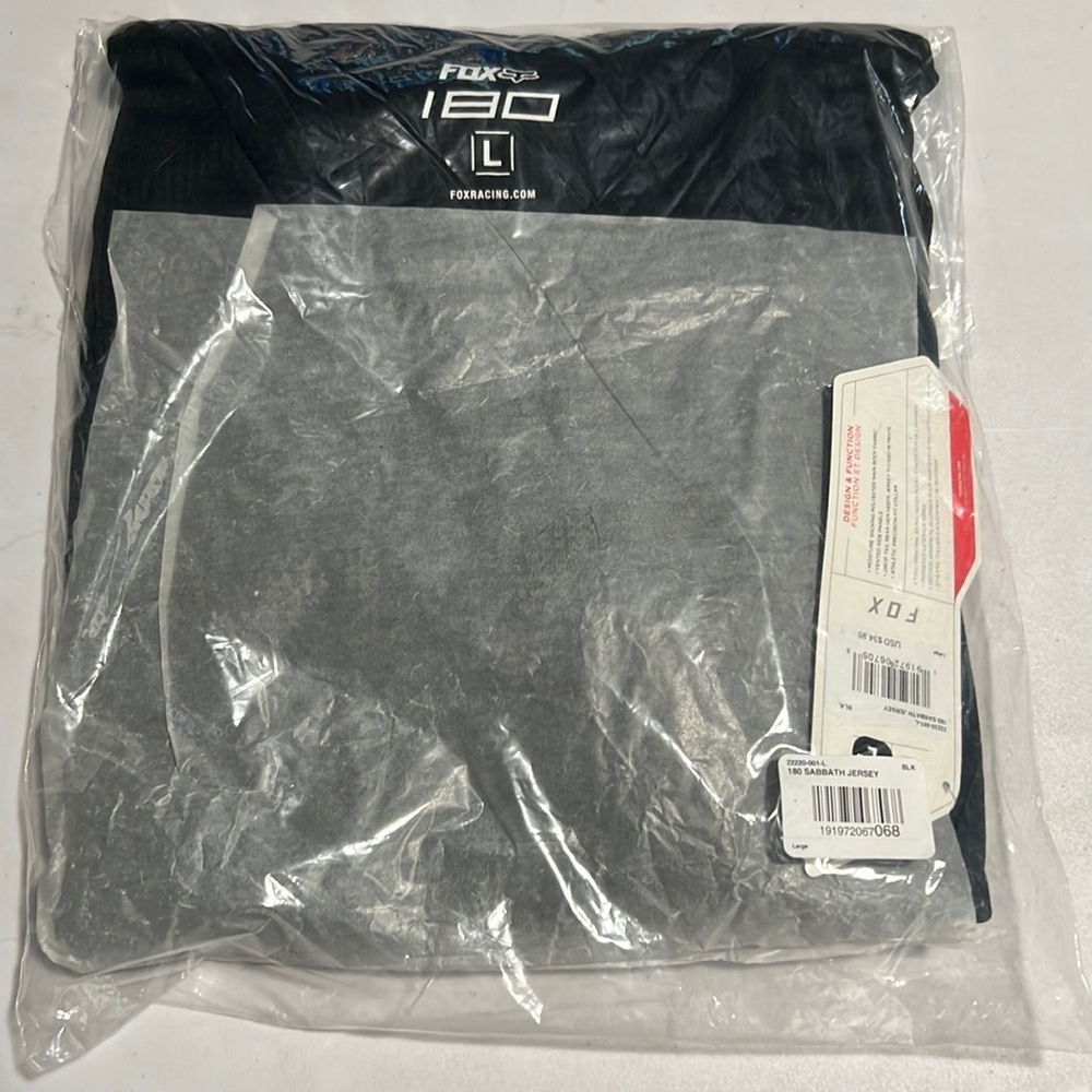 New Men’s Fox 180 Sabbath Jersey in Large